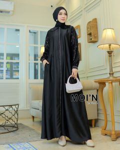 semi abaya simple elegan desain terbaru 2025kekinian  bahan flowy edisi aisha dress