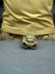 2025IDOGEAR Small Steel Scorpion  9mm5.56 Parallel Quick Release Military Enthusiast Waist Belt MOLLE Tool Bag Tactical Denim Pouch