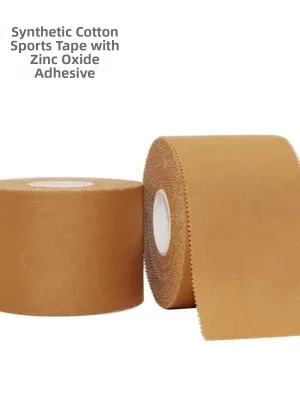 Professional Zinc Oxide Sports Tape Cotton Breathable Ankle Wrist Rock Climbing Basketball Badminton Fixed Wrapping Bandage