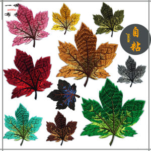 Miếng Vá Thêu Lá Phong Tự Dính Miếng Vá Quần Áo Miếng Vá Váy Miếng Vá Váy Áo Không Cần Ủi Miếng Vá Váy Áo Thêu Tự Dính