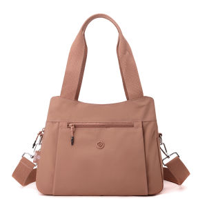 Jielangshi 2025 Nylon Canvas Casual Crossbody Bag Large Capacity Multi Pocket Ladies Handbag Shoulder Bag Tote Bag