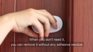 Lil’ Curators Rotating Door Stopper | Childproof Finger Safety Holder & Prevent Baby Locking Doors