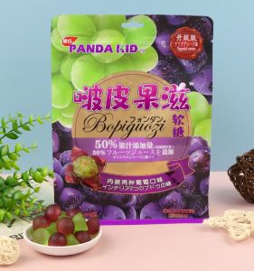 Bear 230G Peeling Grape Flavor Fruit Candy/Bear Peel Series Soft Candy/Juice Sandwich Soft Candy Snacks