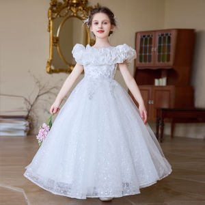 Dinielephant | Pouf Princess Long Dress for Children Summer