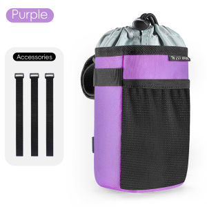 WEST BIKING Bicycle Bag Cycling Water Bottle Carrier Pouch MTB Bike Kettle Handlebar Bag Bicycle Handlebar Bag Bike Accessories
