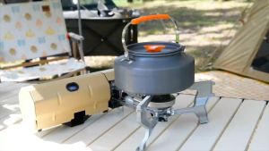 Outdoor Camping burner High Power Camping Portable Stove Furance Folding Cassette Butane Gas Stove Mini Camping