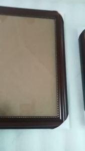 Khung ảnh  Nâu chấm bi đơn giản đẹp treo tường để bàn 20x25 20x30