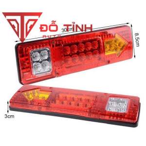Đèn hậu xe tải xe ba gác… Đèn Lái sau xe tải mũi tên 12v dài 30cm. (1 chiếc)