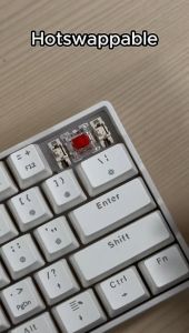 Armaggeddon MKA 1C Nex Hotswappable 61 Keys Wired Mechanical Keyboard | Free Mouse Mat