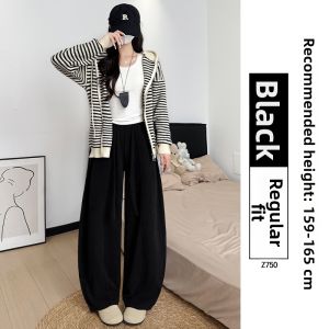 YAYANGREN | Brown Corduroy Women Trousers Spring New Arrivals Casual Loose Style