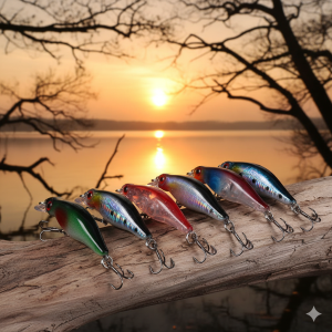 6Pcs 5cm 2.7g Mini Fishing Lures Professional Crank Bait Minnow Wobbler Artificial Hard Bait for Bass Trout Perch Carp Pesca