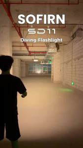 Sofirn | SOFIRN SD11 5000lm Scuba Diving Flashlight 224m Red LED Light 7500mah USB C Rechargeable Adjustment with Warm Torch