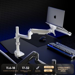 Brateck | Adjustable Portable Laptop and Monitor Stand