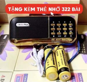 MÁY TỤNG KINH NIỆM PHẬT NGHE PHÁP T2 TẶNG THẺ NHỚ 322 BÀI