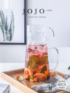 Nồi Đựng Nước Lạnh Bằng Thủy Tinh Dung Tích Lớn JOJOS L. PD. Nồi Đựng Nước Ép Trái Cây Dùng Tại Nhà Tách Rời Thiết Kế Scandinavia