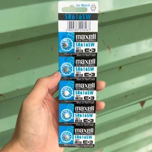 Vỉ 5 Viên Pin SR616SW (321) Maxell Nhật Bản 1.55V Đồng Hồ Đeo Tay