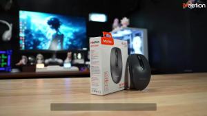 NexusClick Quiet Click Rechargeable Wireless MouseDual Mode Bluetooth+2.4G3200 DPI Adjustable ErgonomicLong Battery for Office