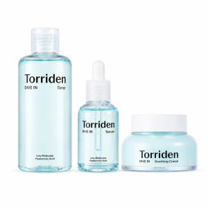 Torriden | Bộ 3 Sản Phẩm Dưỡng Da Torriden DIVE-IN HA Toner Serum Kem Dưỡng Ẩm Làm Dịu Da Khô Nhạy Cảm Chăm Sóc Da Mặt Hàn Quốc Dưỡng Ẩm Cho Làn Da.