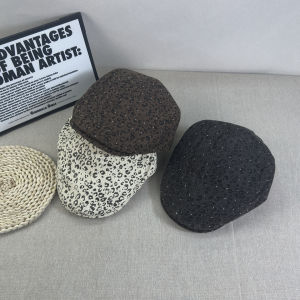 Korean Style Leopard Print Rhinestone Beret Hat Womens Spring Autumn Fashion Versatile Face Slimming Retro Artist Hat Trendy Beanie