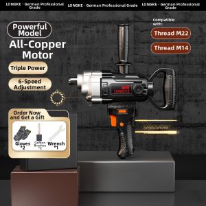 LONGKE | Multipurpose Electric Mixer for Cement Mortar Plaster Putty Paint