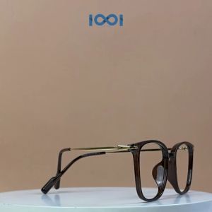 IOOI Eyewear - Kacamata Kotak Metal TR 90 Lensa Minus Anti Radiasi Blueray Pria/Wanita 83092