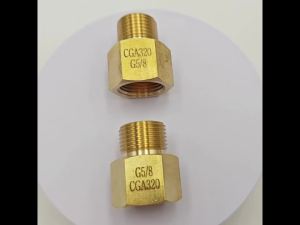 CO2 G5/8 To CGA320 Thread Tank Cylinder Connector Adapter Adaptor Converter For Regulator