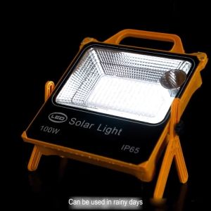 【Garansi 10 tahun】Lampu LED Solar Emergency Power Sel Surya Solar Light Outdoor Waterproof Lampu Panel Professional Light Lamp Stand Ditingkatkan Upgrade flood Wall Lampu
