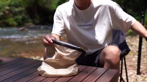 HIKEMAN | Hikeman Túi Chống Nước Di Động Nhẹ Du Lịch Đi Suối Đi Bè Bơi Quần Áo Bảo Quản Túi Yên Ngựa Nylon Có Thể Gập Lại