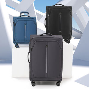 Goby Large Capacity Expandable Luggage Bag Oxford Cloth Travel Suitcase with Lock Wheel Universal Carry on Suitcase for Travel