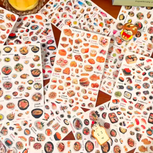 Creative Japanese Style Delicious House Deco Stickers Yummy Food Beverages Drinks DIY Decorations Journal Scrapbooking