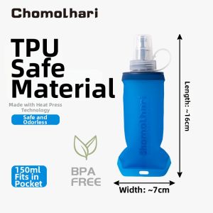 Chomolhari | Gradient Collapsible Silicone Soft Water Bottle