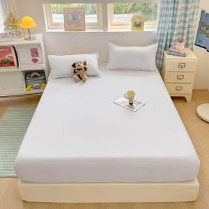 3 IN1 Single/Queen/King Size Comfortable Mattress Cover Garterized Bedsheet With 2 Pillowcase COD