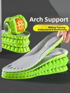 FUYOU | Ultra Soft Arch Support Insoles For Military Training Mens Shoes Anti-Bacterial Deodorant Shock Absorption Comfortable Standing
