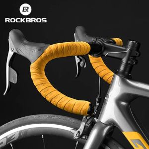 RockBros | ROCKBROS Road Bicycle Handlebar Tape Non-Slip Shock Absorbing Belt Ultralight Wear-Resistant Cycling Strap Tape Bike Accessories