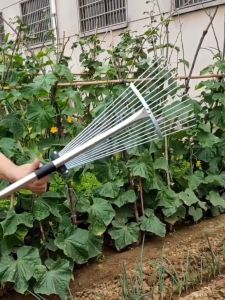 คราดหญ้า 15ฟัน คราดถากหญ้า คราดเหล็ก ปรับระดับ พร้อมด้าม สเตนเลสสตีลคุณภาพสูง แข็งแรง ในสต็อกในกรุงเทพฯ ส่งฟรี