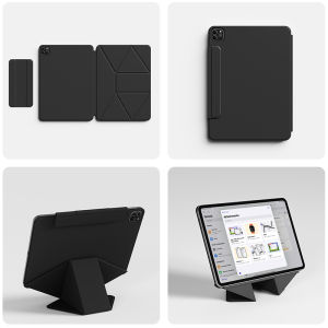 zoyu | Ốp lưng bảo vệ iPad Air 7 Pro 11 inch Air 5 Mini 6/7 Ultra Light Mỏng có khe cắm bút phẳng chống trượt cho máy tính bảng Apple