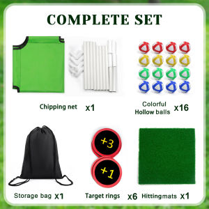 Family Golf Game Set Indoor Outdoor Easy To Assemble Parent Child Interactive Leisure Gift Box