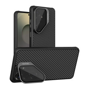 Nillkin | Nillkin CarboProp Case for Samsung Galaxy S26 Ultra Magnetic Aramid Fiber CamProp Lens Stand Shockproof Protective Back Cover