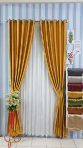 gorden jendela dan pintu blackout impor bahan tebeul