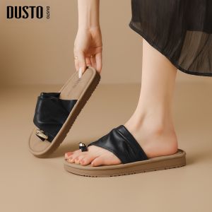 DUSTO | Soft Flat Toe Post Sandals