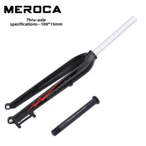 MEROCA | Quick Release Rigid Fork With BOOST Thru Axle and Disc Brake Compatibility for MTB