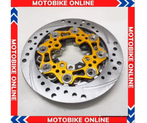 Đĩa thắng 220mm 4 lỗ thông dụng thương hiệu NVM mẫu k6 gắn được nhiều dòng xe máy thông dụng