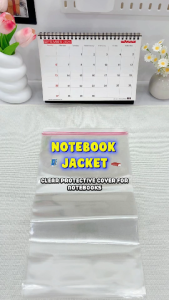 FCI Notebook Jacket with Adhesive (10 PCS for Yarn Notebook)- Protects against dust scratches moisture Self-adhesive backing and School use
