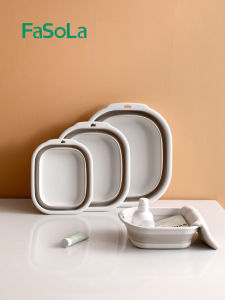 Bồn Rửa Mặt Du Lịch Có Thể Gập Lại FaSoLa Bồn Giặt Đồ Dùng Cá Nhân Cho Sinh Viên Bồn Rửa Mặt Hình Chữ Nhật Bằng Nhựa Dùng Trong Gia Đình