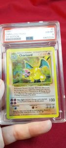 [Pokemon Box PSA] Thẻ TCG Charizard 4 102 PSA 8 MINT Tặng kèm 3 món bảo vệ liên quang 1459 D29 1-2