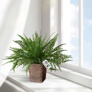 Artificial Shrubs Bushes Fake Outdoor UV Resistant Plants Flowers for Indoor Outside Hanging Planter Home Office Wedding Farmhouse Decor