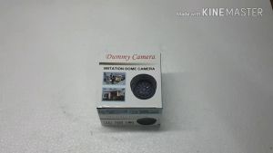 Kamera CCTV dummy palsu fake replika dome HITAM kedip merah 20 LED cocok untuk pengawasan rumah garasi parkiran Kost mewah Villa Vila Townhouse Rumah Ruko Rukan Kantor Loby Hotel Sekolah Kampus SPBU 24 jam