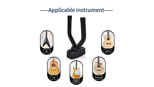Wall Mount Guitar Hanger Hook Non-slip Holder Stand for Acoustic Guitar Ukulele Violin Bass Guitar