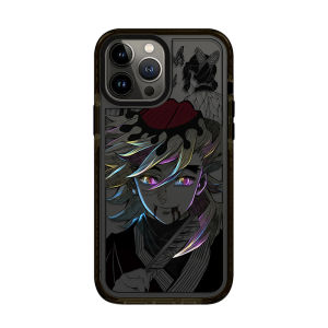 My Hero Academia Anime Ghost Slayer Creative Transparent Laser Engraving Mobile Phone Case for Apple 16Promax 15 14 13Promax