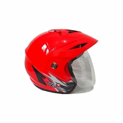 Helm TGP ukuran L tinggal warna merah